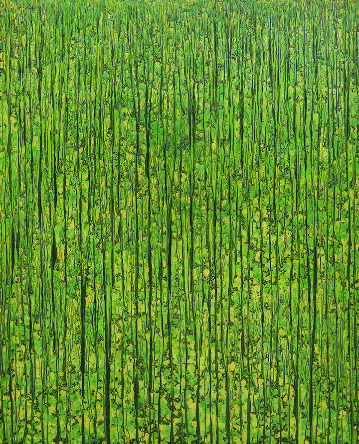 채성필, 묘법(Inscription N2026011). 200x160cm. 캔버스에 천연안료. 2026 *재판매 및 DB 금지