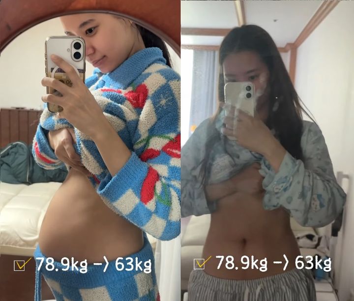 [서울=뉴시스] 최현석의 딸이자 모델 최연수가 지난 12일 자신의 SNS를 통해 출산 후 체중 감량 비법을 소개했다. (사진=최연수 SNS 캡처) *재판매 및 DB 금지