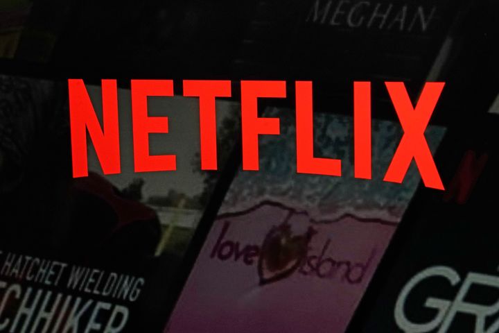 [뉴욕=AP/뉴시스] 넷플릭스 로고(Netflix logo)