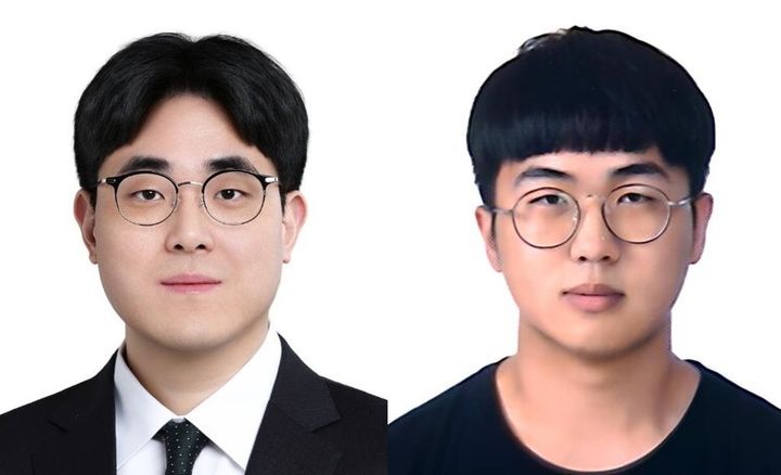 [울산=뉴시스] 백승렬 교수(좌측)와 온정완 연구원. (사진=UNIST 제공) photo@newsis.com *재판매 및 DB 금지