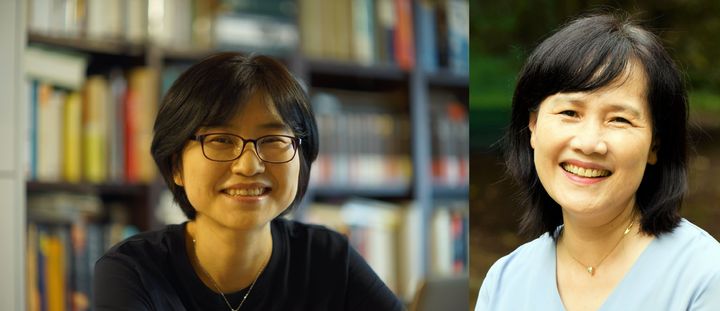 [진주=뉴시스]진주 형평문학상 수상자 이수명(사진 왼쪽) 시인과 형평지역문학상 수상자 이주언 시인.(사진=진주시 제공).2026.10.15.photo@newsis.com *재판매 및 DB 금지