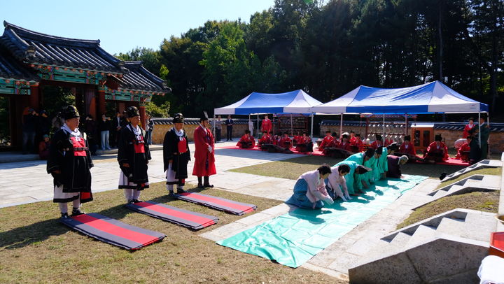 57회 영동난계국악축제 난계사 숭모제(사진=영동군 제공) *재판매 및 DB 금지