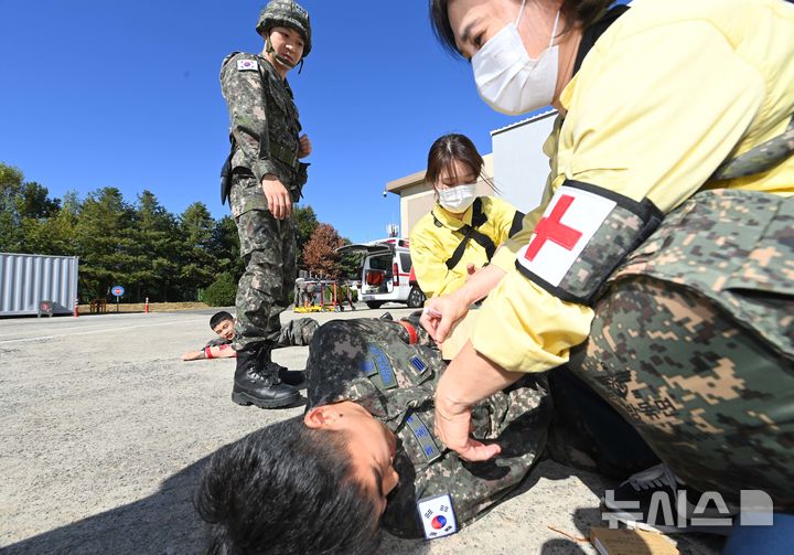 공군3훈비, 사천에어쇼 대량사상자 의무지원 훈련
