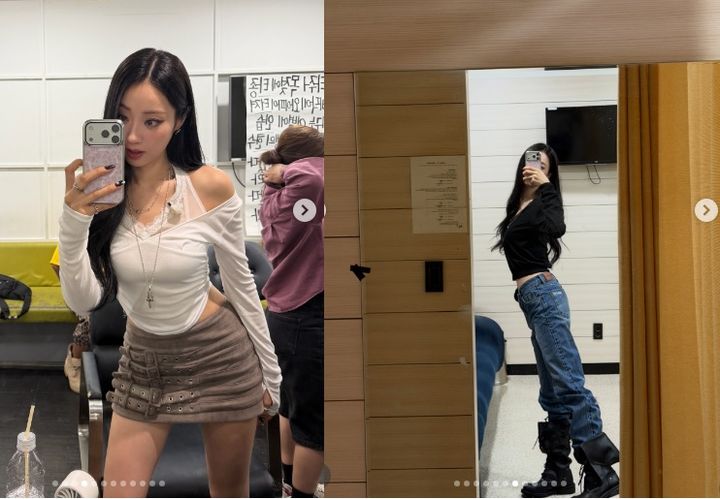 [서울=뉴시스] 그룹 나인뮤지스 출신 가수 경리가 신곡 '소주밤' 활동 사진을 공개하며 늘씬한 몸매를 뽐냈다. (사진출처=경리 인스타그램 캡처) *재판매 및 DB 금지
