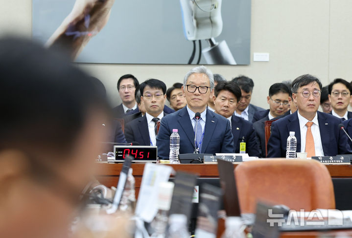 국감 질의 듣는 이상중 한국인터넷진흥원장