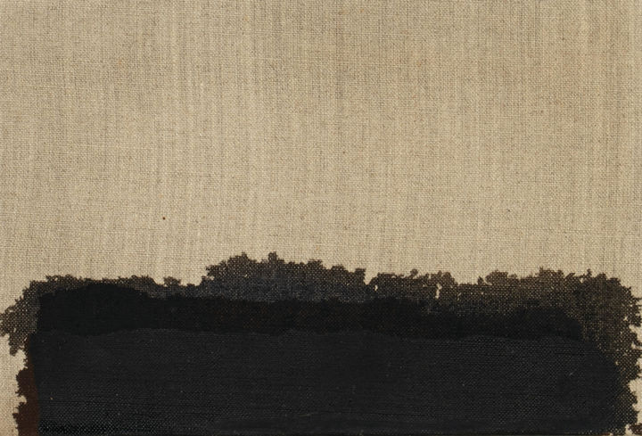 최고 추정가 7000만원에 출품된 윤형근, 무제, oil on linen, 17.9×25.8cm, 1988. 케이옥션 제공 *재판매 및 DB 금지