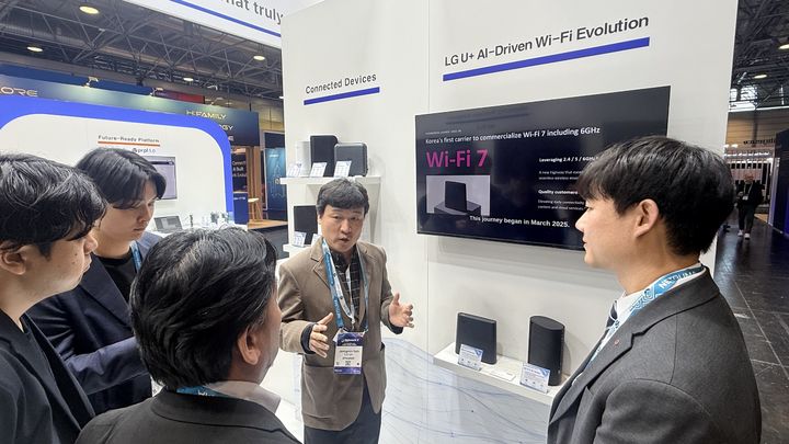 [서울=뉴시스] LG유플러스는 지난 12일부터 15일까지 오스트리아 빈에서 열린 '네트워크 X 2026'에 참가했다고 16일 밝혔다. 사진은 전시장 모습. (사진=LGU+ 제공) 2026.10.16. photo@newsis.com *재판매 및 DB 금지