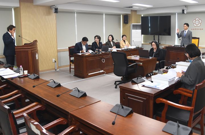김기현 청주문화재단 대표이사 후보자 인사청문회. *재판매 및 DB 금지