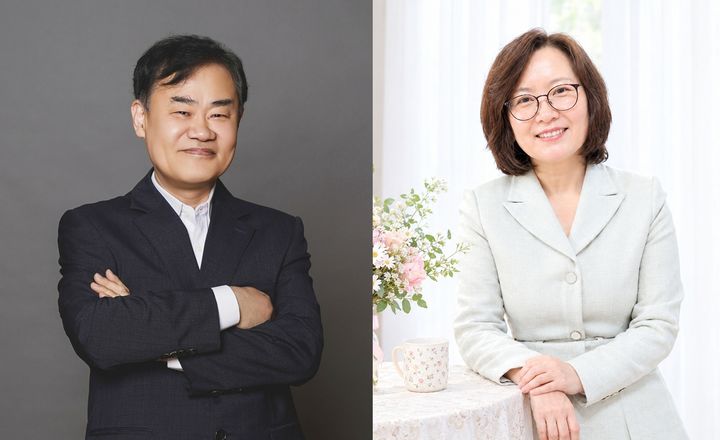 '제46회 가람시조문학상' 수상 임성규 시인(왼쪽)과 '제18회 가람시조문학신인상' 윤종영 시인(사진=익산시 제공) *재판매 및 DB 금지