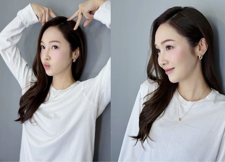 [서울=뉴시스] 가수 제시카가 새로운 셀카로 팬들에게 인사를 건넸다. (사진 출처=제시카 인스타그램 캡처)