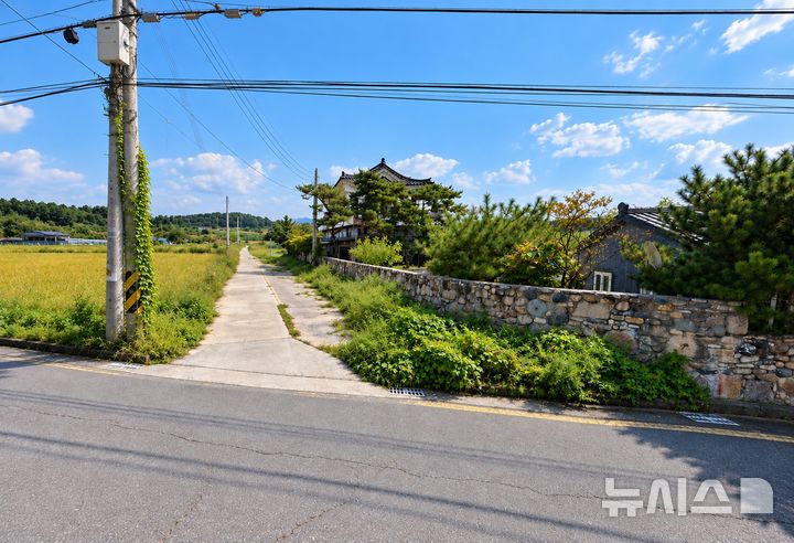 경주 북군동 식당가 인근 도시계획도로 부지