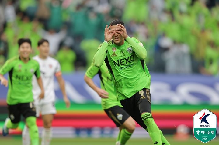 [서울=뉴시스] 프로축구 K리그1 전북 현대의 티아고. (사진=한국프로축구연맹 제공)