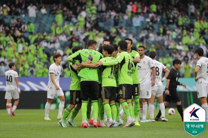 [서울=뉴시스] 프로축구 K리그1 전북 현대. (사진=한국프로축구연맹 제공) 