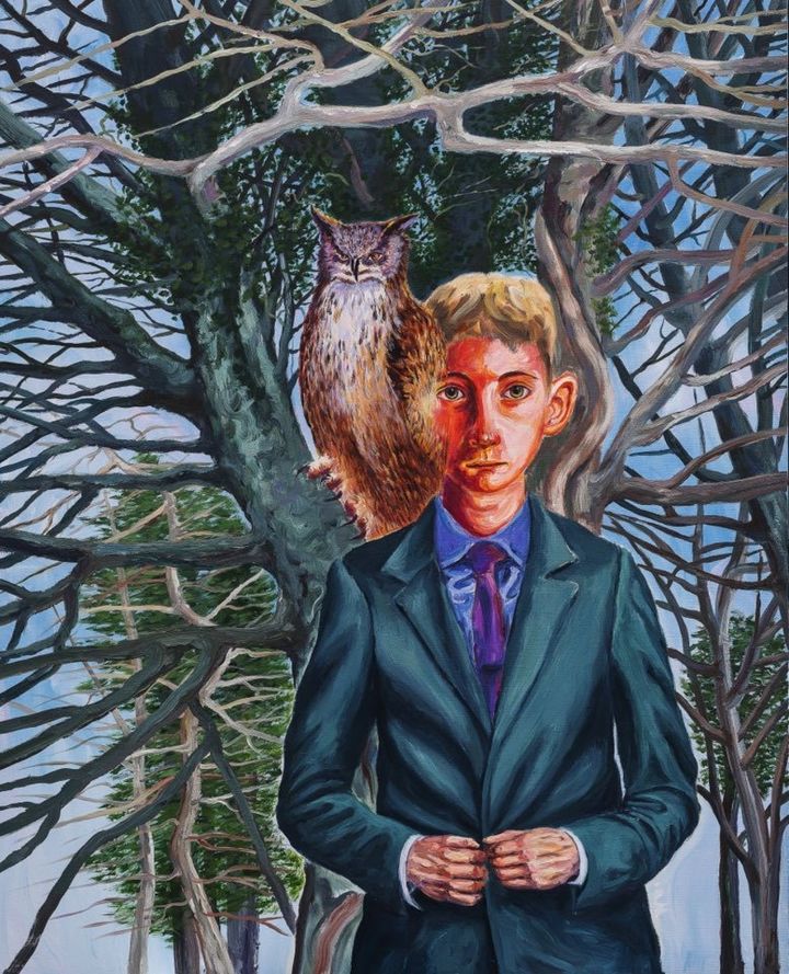 김성룡, 카프카의 숲, 2022-2023, 캔버스에 아크릴, 162.2×130.3cm *재판매 및 DB 금지