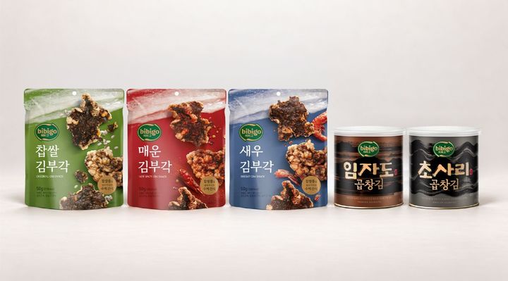[서울=뉴시스] 비비고 김부각 3종·캔김 2종 (사진=CJ제일제당 제공) *재판매 및 DB 금지