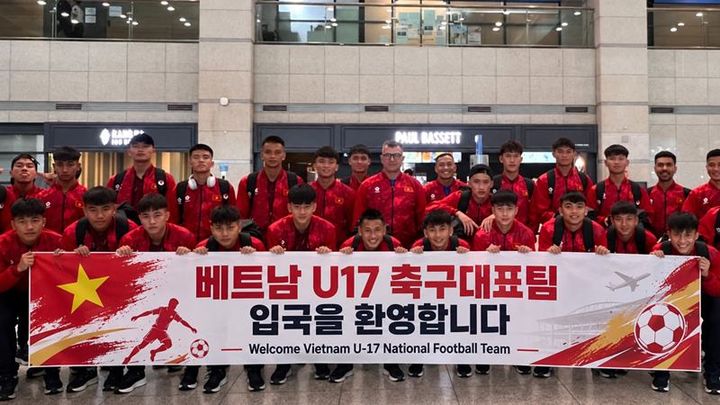 [서울=뉴시스]베트남, U-17 축구대표팀, 천안 코리아풋볼파크서 전지훈련. (사진=디제이매니지먼트 제공)