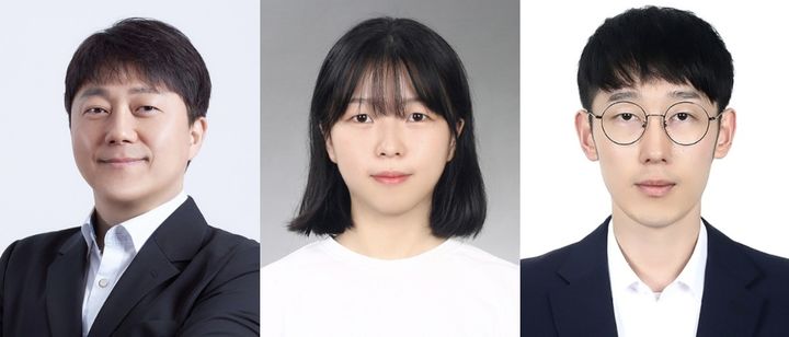 [울산=뉴시스] 임정호 교수, 손보경 박사, 성태준 박사 (사진=UNIST 제공) photo@newsis.com *재판매 및 DB 금지