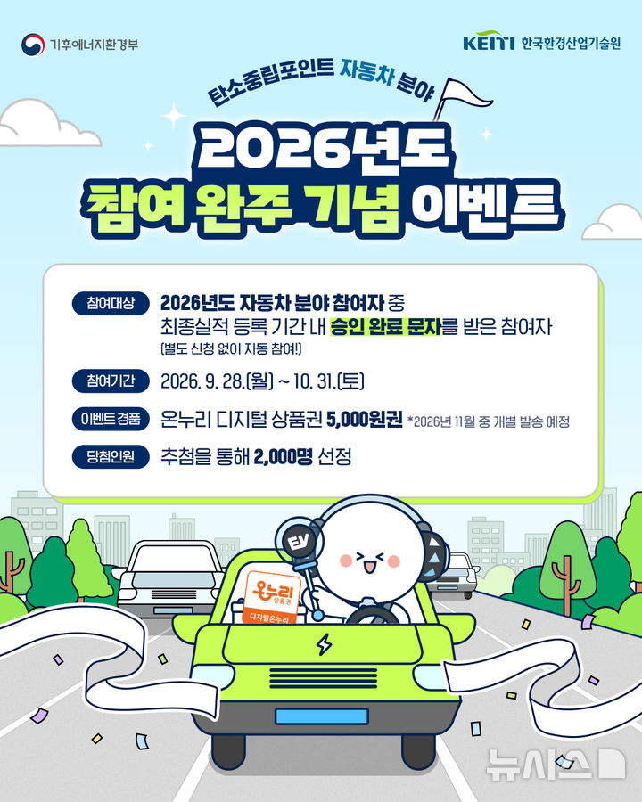 [시흥=뉴시스] 자동차 탄소중립포인트 참여 완주 이벤트 홍보물.(홍보물=시흥시 제공).2026.10.20. photo@newsis.com