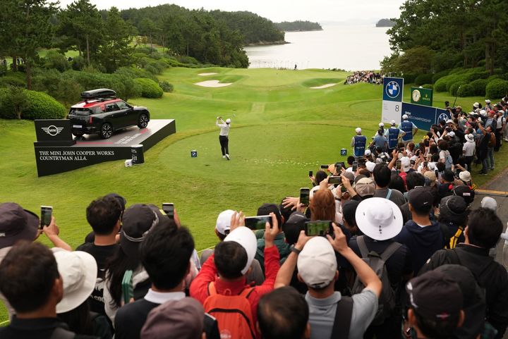 [해남=뉴시스] 지난해 해남 파인비치골프링크스에서 열린 'LPGA 투어 BMW 레이디스 챔피언십'. (사진=해남군 제공) 2026.10.20. photo@newsis.com *재판매 및 DB 금지