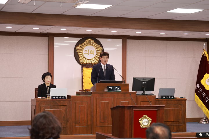 [합천=뉴시스] 제303회 합천군의회 임시회 (사진=합천군 제공) 2026. 10. 20. photo@newsis.com *재판매 및 DB 금지