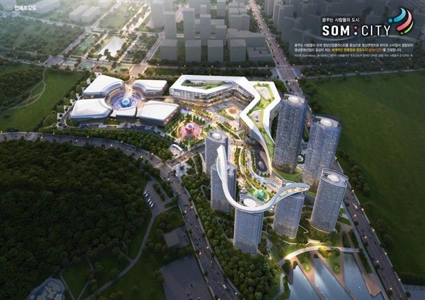 청라 SOM CITY 조성사업 조감도. (사진=인천경제청 제공) 2026.10.20. photo@newsis.com *재판매 및 DB 금지