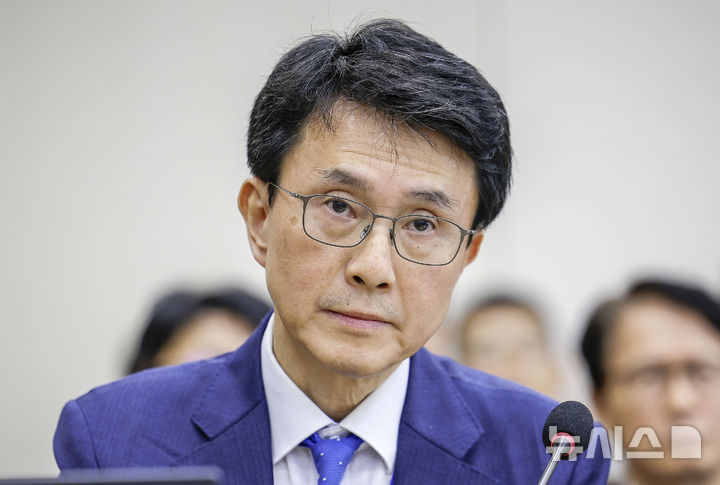 [서울=뉴시스] 정병혁 기자 = 박종원 한미전략투자공사 사장이 20일 서울 여의도 국회에서 열린 재정경제기획위원회의 한국수출입은행 등에 대한 국정감사에서 질문을 듣고 있다. 2026.10.20. jhope@newsis.com