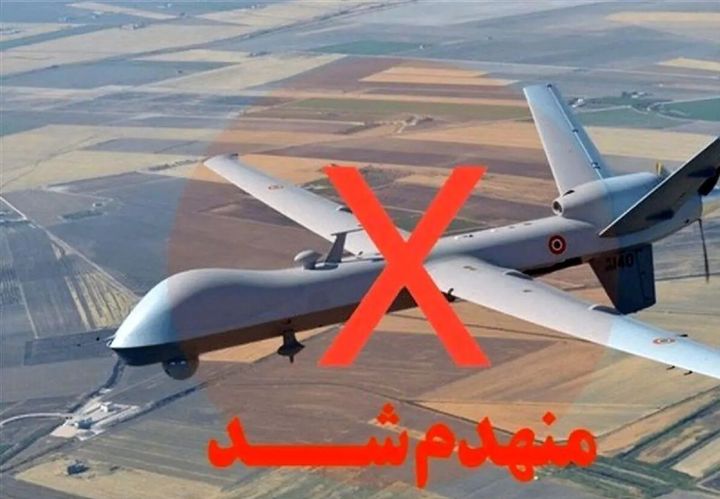 [서울=뉴시스] 이란 IRNA 통신이 20일 이란혁명수비대(IRGC)가 미군 MQ-9 드론을 격추했다는 기사와 함께 홈페이지에 올린 사진.202610.21. *재판매 및 DB 금지