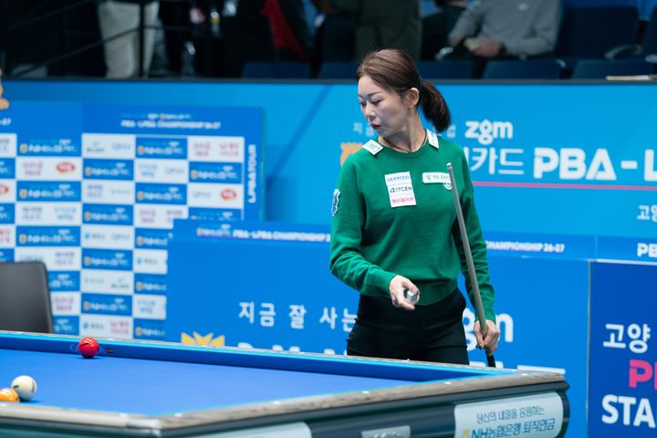 [서울=뉴시스] 여자프로당구(LPBA) 하나카드의 김가영. (사진=PBA 제공) *재판매 및 DB 금지