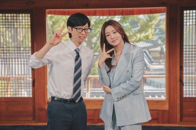 [서울=뉴시스] 유재석, 강소라. (tvN) 2026.10.21. photo@newsis.com *재판매 및 DB 금지