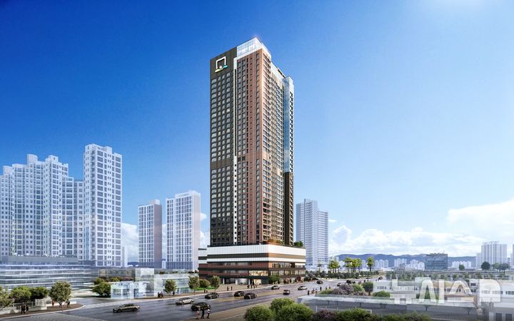 [서울=뉴시스] 남춘천 센트레빌 투시도. (사진= 동부건설 제공)