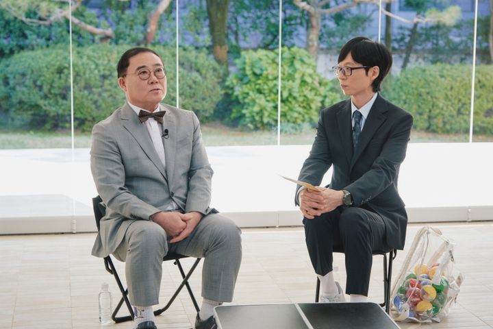 [서울=뉴시스] 임진모, 유재석. (사진 = tvN 제공) 2026.10.21. photo@newsis.com *재판매 및 DB 금지