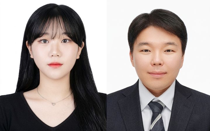 [진주=뉴시스] 경상국립대 컴퓨터공학과 이세연 학생, 김건우 지도교수.(사진=경상국립대 제공).2026.10.21.photo@newsis.com *재판매 및 DB 금지