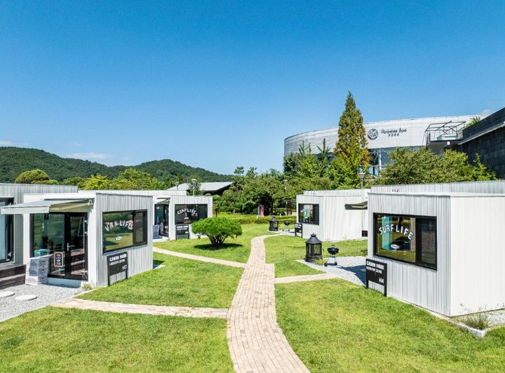 파라다이스 스파 도고의 ‘캐빈 파크’에 조성된 ‘하이브로우 존’ 전경. (사진=파라다이스) *재판매 및 DB 금지