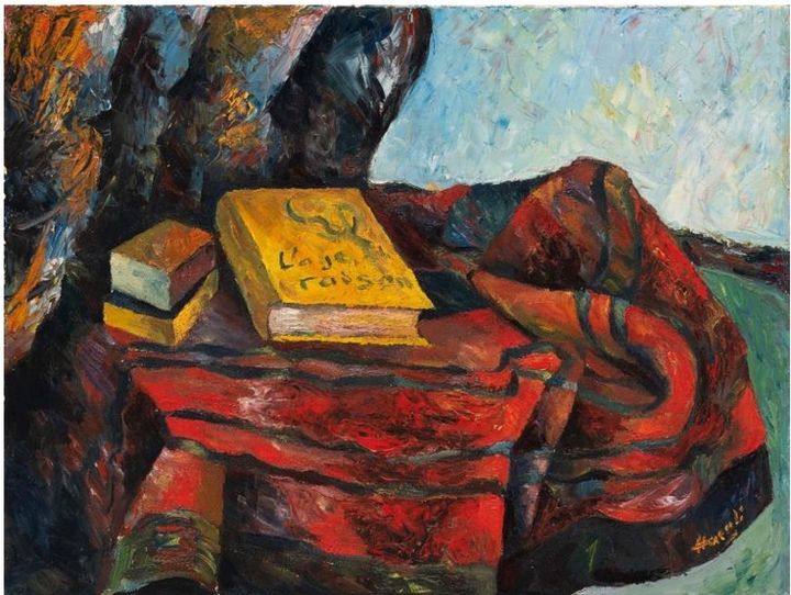 Jean-Marie Haessle, Book, 45.7 x 60.9 cm, Oil on canvas, 1958&nbsp; *재판매 및 DB 금지