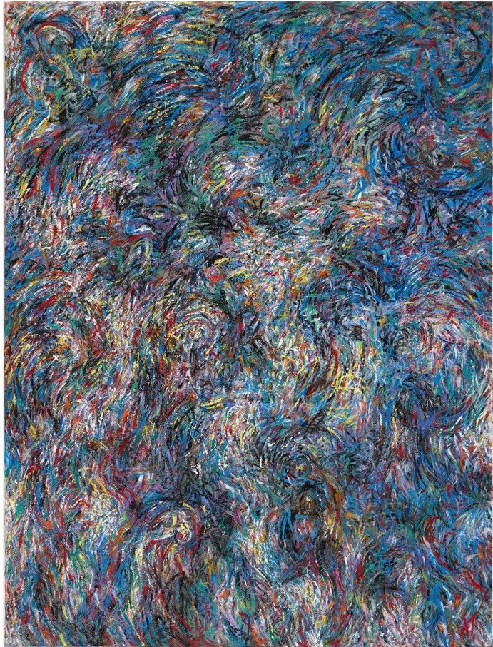 Jean-Marie Haessle, Cosmos VI, 244 x 185 cm, Acrylic on canvas, 1983 *재판매 및 DB 금지