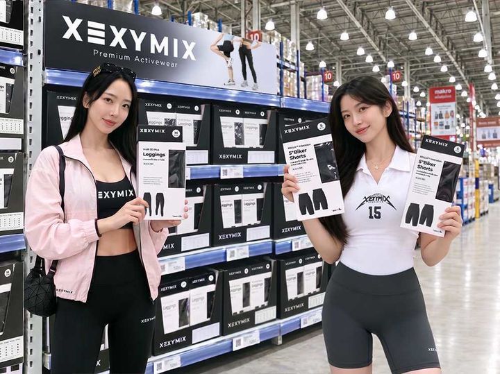[서울=뉴시스] 젝시믹스가 태국 전역의 마크로(Makro) 매장 67곳에서 의류와 잡화 제품 판매를 시작한다. (사진=젝시믹스 제공) 2026.10.23. photo@newsis.com *재판매 및 DB 금지