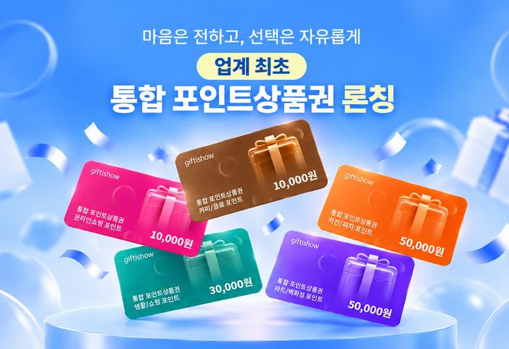 [서울=뉴시스] KT알파 기프티쇼 통합포인트 상품권. (사진=KT알파 제공) *재판매 및 DB 금지