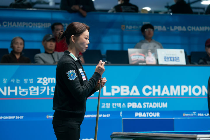 [서울=뉴시스] 여자프로당구(LPBA) 하나카드의 김가영. (사진=PBA 제공)