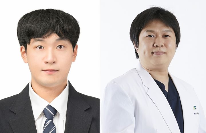 [천안=뉴시스] 순천향대학교 천안병원 (왼쪽부터) 장성웅 방사선사, 이형남 교수. (사진=순천향대 천안병원 제공) 2026.10.23 photo@newsis.com *재판매 및 DB 금지
