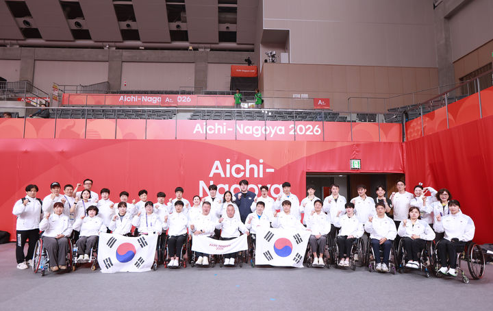 [서울=뉴시스] 2026 아이치·나고야 장애인아시안게임에서 역대 최고 성적을 달성한 한국 탁구 대표팀. (사진 = 대한장애인체육회 제공) 2026.10.23. *재판매 및 DB 금지