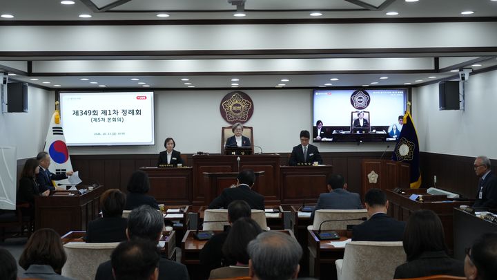 [동두천-뉴시스] 제349회 1차 정례회 본회의장. (사진=동두천시의회 제공) 2026.10.23 photo@newsis.com *재판매 및 DB 금지
