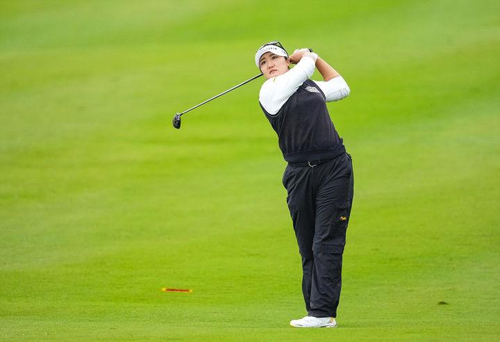 [서울=뉴시스] 미국여자프로골프(LPGA) 투어 BMW 레이디스 챔피언십 3라운드 단독 선수 유해란. (사진=KLPGA 제공) 2026.10.24. *재판매 및 DB 금지
