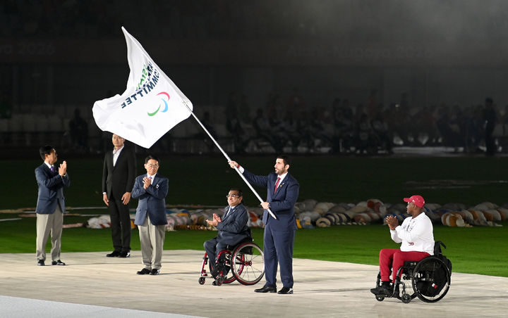 [서울=뉴시스]2026 아이치·나고야 장애인아시안게임 폐회식. (사진=대한장애인체육회 제공)