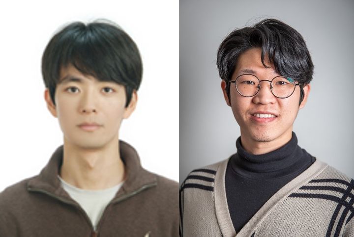 [울산=뉴시스] UNIST 연구진. 사진 박정훈 교수(좌측)과 정윤돈 연구원 photo@newsis.com *재판매 및 DB 금지