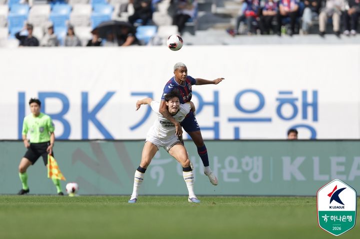 [서울=뉴시스] 프로축구 K리그2 수원FC의 델란. (사진=한국프로축구연맹 제공)