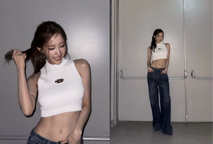 [서울=뉴시스] 티아라 효민이 한층 탄탄해진 몸매를 자랑하며 근황을 전했다. (사진 출처=효민 인스타그램 캡처)