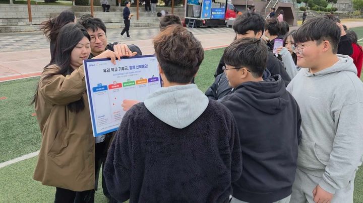 두나무는 청소년 금융교육 프로그램 '업클래스 주니어배 퀴즈 대항전'을 성황리에 마무리했다(사진=두나무 제공) *재판매 및 DB 금지