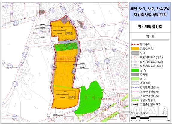 [부천=뉴시스]경기 부천시 소사구 괴안동 일원 정비계획 결정도. (사진=부천시 제공) 2026.10.26. photo@newsis.com