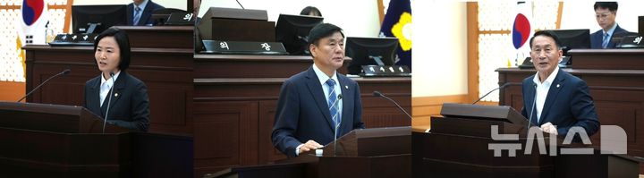 영천시의회 김명희(왼쪽부터), 조창호, 윤영한 의원