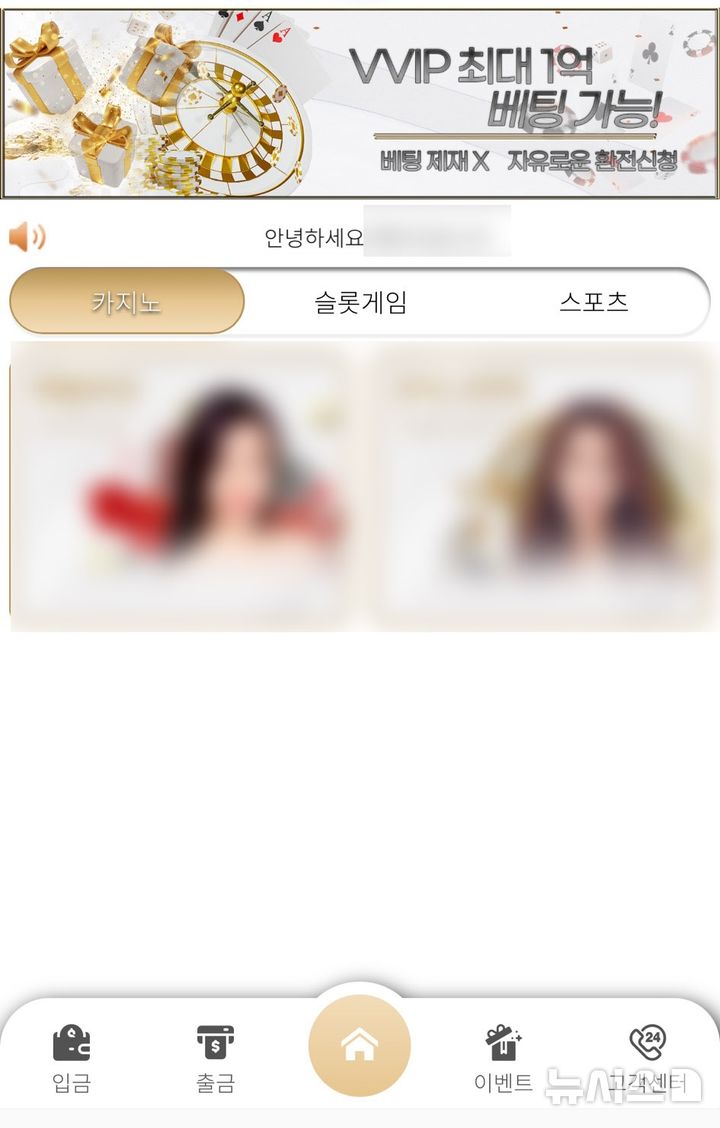 [제주=뉴시스] 제주경찰청이 27일 공개한 4900억원대 불법 도박 사이트 화면. 74명이 검거됐고 이 중 12명이 구속됐다. (사진=제주경찰청 제공) 2026.10.27. photo@newsis.com 